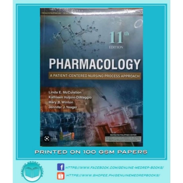 Pharmacology a patient-centered nursing process approach 11th edition